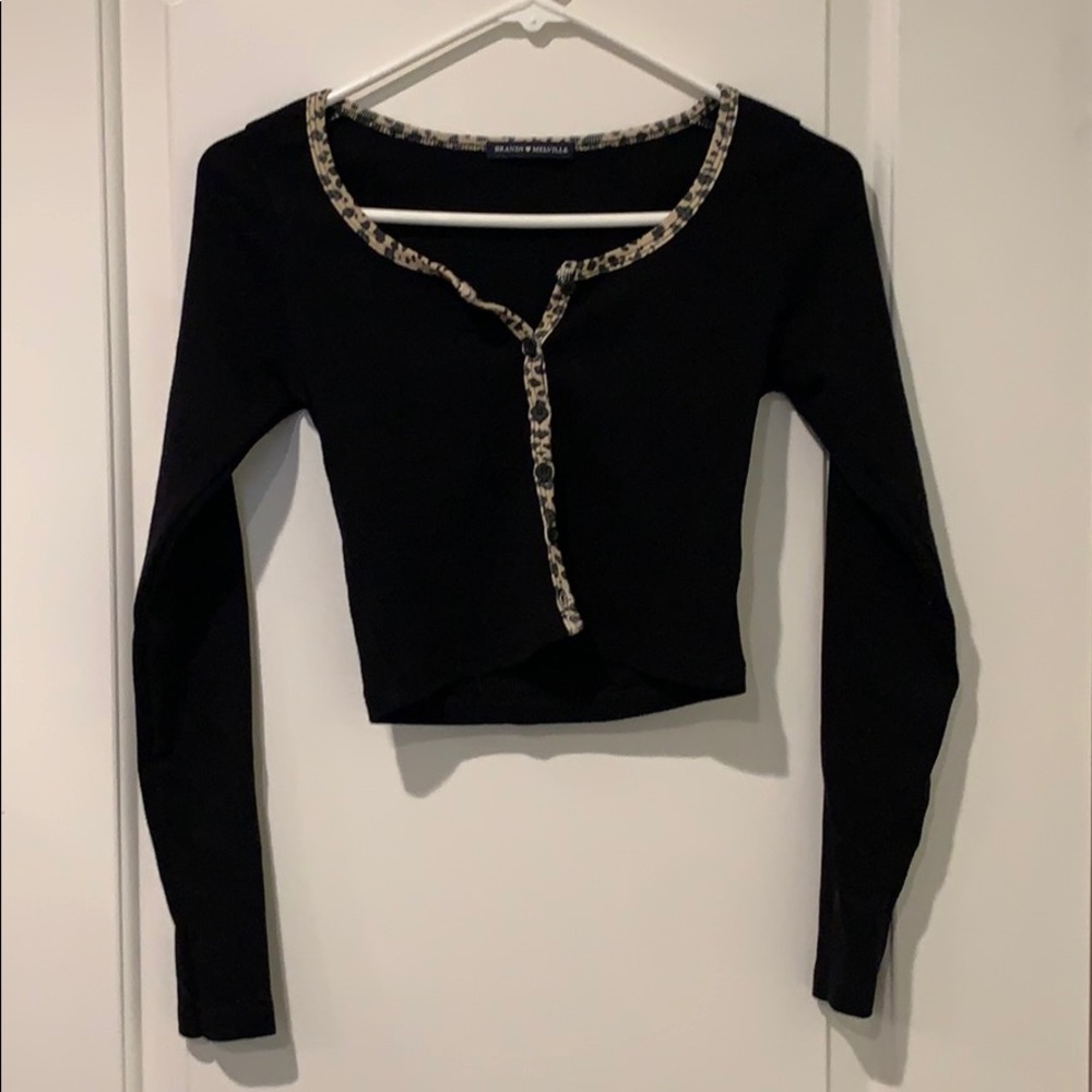 Brandy melville cheetah zelly top